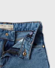 Jean Acampanado Deshilachados Zippy Estilo