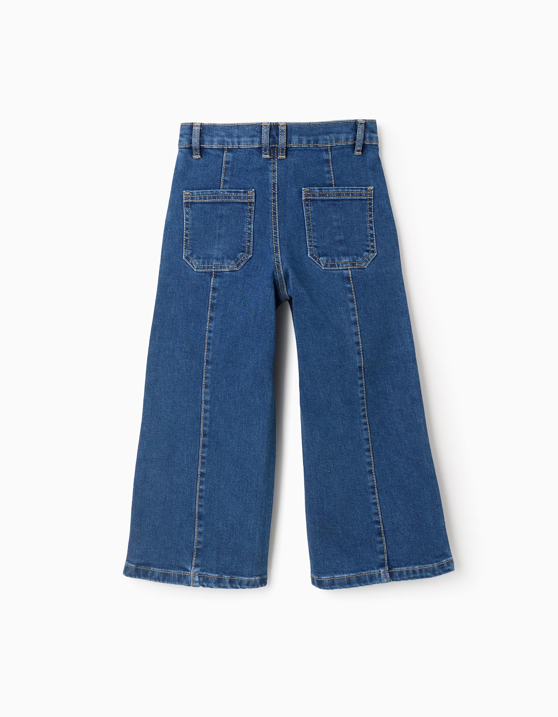 Pantalón Cargo Denim Oscuro Zippy estilo