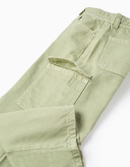 Pantalón Cargo Verde Menta Zippy