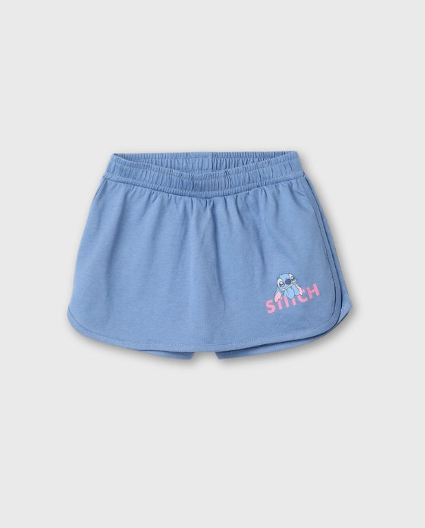 Falda Short Stitch Azul Zippy