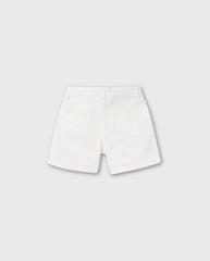 Falda Short Botones Blanco Zippy White