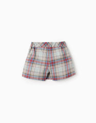 Falda Short Cuadros Verde Zippy®