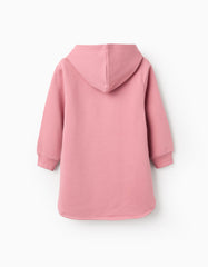 Vista trasera saco largo con capucha infantil