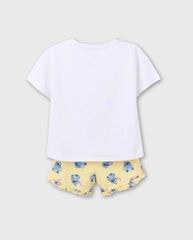 Conjunto Short Stitch Amarillo Zippy Disney