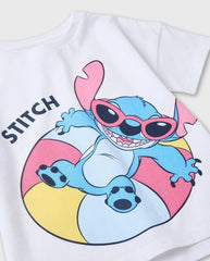 Conjunto Short Stitch Amarillo Zippy Playa