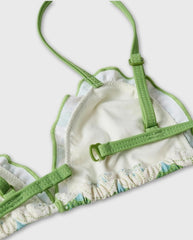 Vestido de Baño Volantes Verde Zippy Playa