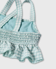 Vestido de Baño Cuadros Azul Zippy Detalle