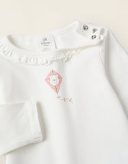 Estampado rosa de Winnie the Pooh en body infantil