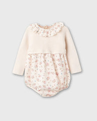 Body Combinado Flores Beige Zippy Primavera