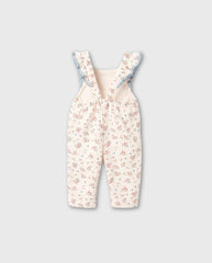 Enterizo Estampado Flores Beige Bebe Zippy Verano