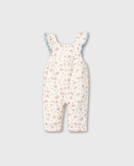 Enterizo Estampado Flores Beige Bebe Zippy