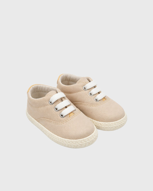 Zapato Lona Beige Niño JV