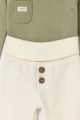 Conjunto Manga Larga Bolsillo Verde Mayoral