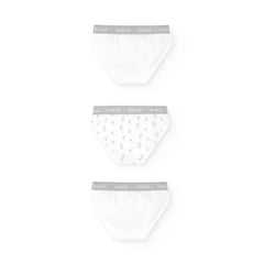 Set 3 Pantys Flores Blanco Boboli