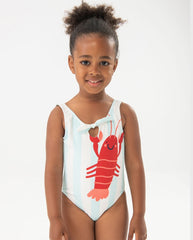 Vestido de Baño Enterizo Langosta Boboli niña
