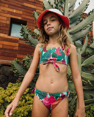 Vestido de Baño Estampado Verde Boboli niña