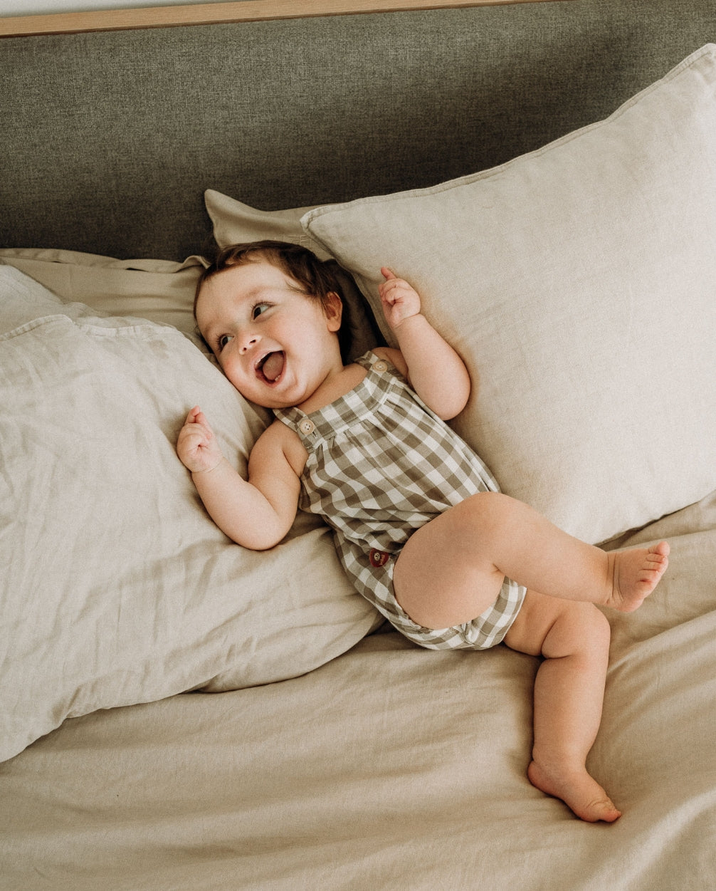 Body Cuadros Gris Boboli bebe