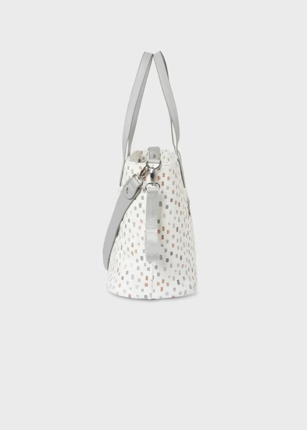 Bolso Pañaleras Estampado Gris Mayoral Modelo