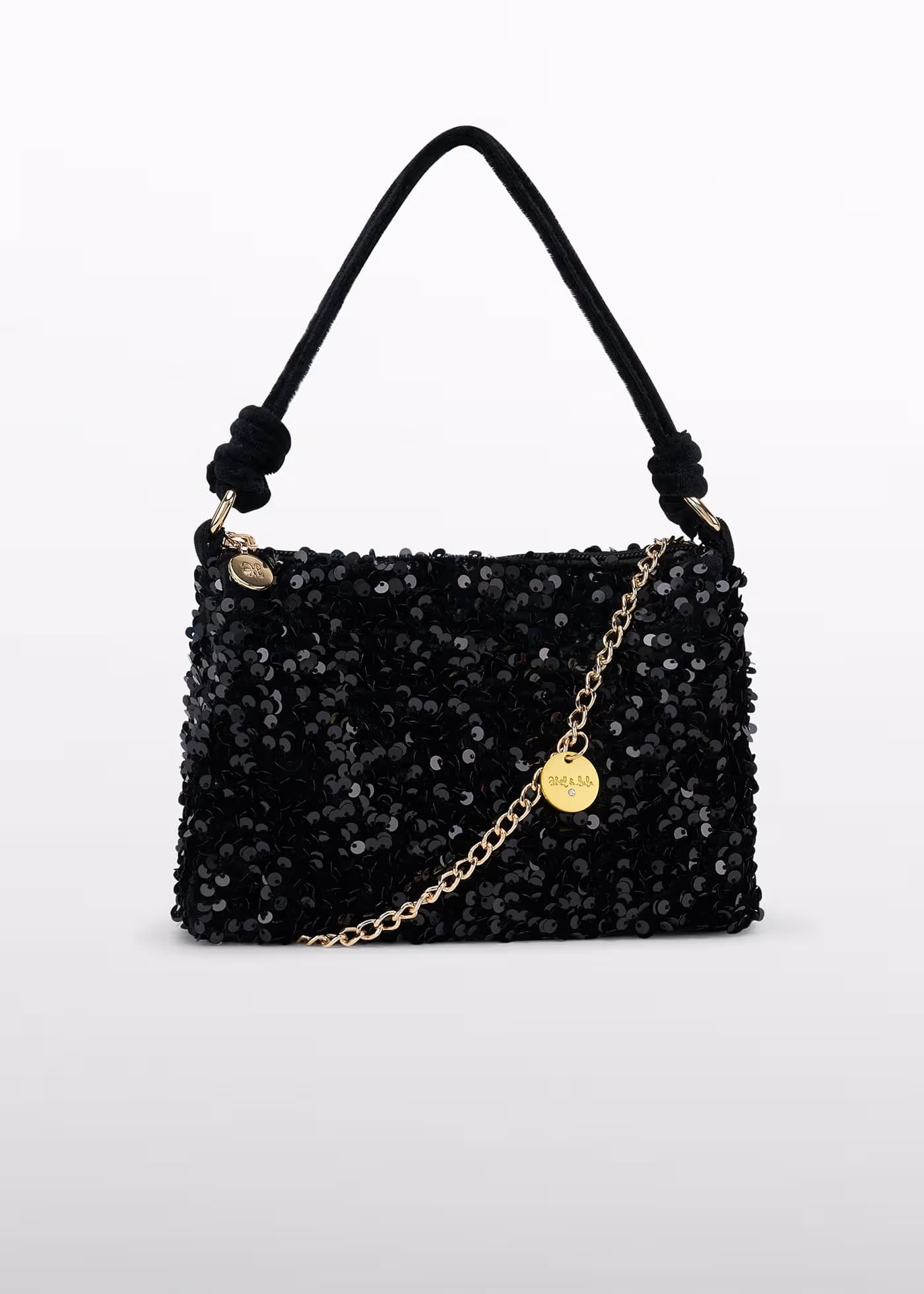 Bolso Lentejuelas Negro Abel & Lula