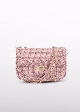 Bolso Tweed Rosa Pastel Abel & Lula