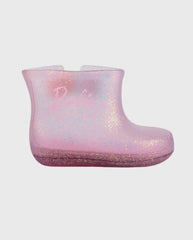 Botas Rain Barbie Glitter Rosa detalle