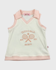 Blusa Cuello Tenis Ball rosa