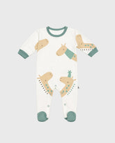 Pijama Enteriza Estampado Jirafa Verde