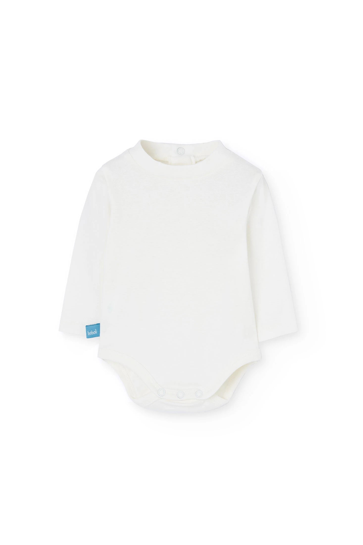 Overol azul con erizos bordados y camiseta blanca para bebé