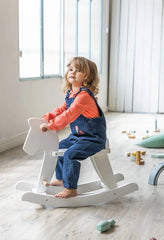 Conjunto para bebé con blusa salmón y overol de mezclilla con hongos – Boboli