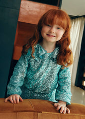 Conjunto Falda Lentejuelas Agua Azul Abel & Lula Niña