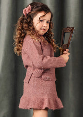 Conjunto Falda Tricot Rosa Abel & Lula