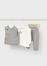 Conjunto Chaleco Tejido Gris Mayoral
