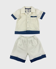 Conjunto Bermuda Combinado Beige