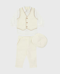 Conjunto Ceremonia Chaleco Beige