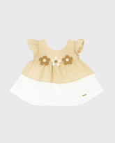 Conjunto Short Detalle Flores detalle