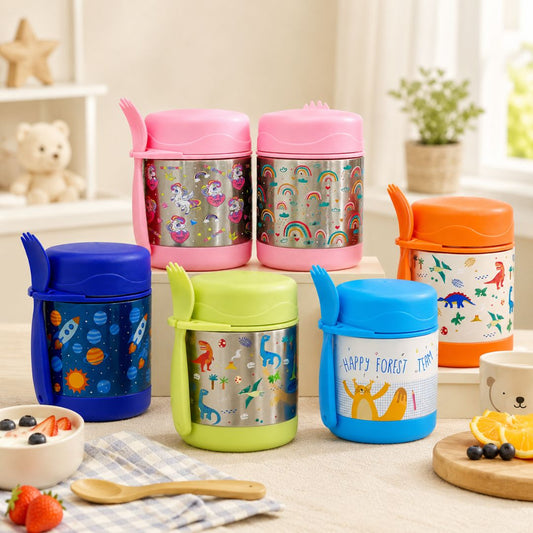Termo Porta Alimentos Acero Estampado