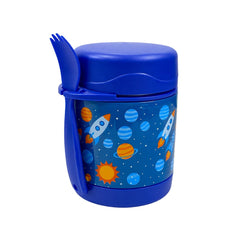 Termo Porta Alimentos Acero Estampado azul
