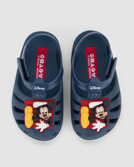 sandalias infantiles Cartago Mickey azul navy vista frontal