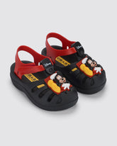 sandalias Cartago Mickey negro con rojo tallas 19‑25