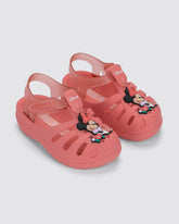 sandalias Disney Minnie flores rosa tallas 19‑25