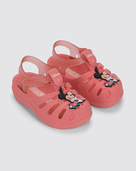 sandalias Disney Minnie flores rosa tallas 19‑25