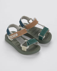 sandalias Rider baby velcro verde multicolor tallas 19‑25