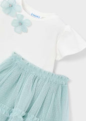 Falda de tul menta infantil Mayoral