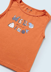 Conjunto De Baño Dino Naranja