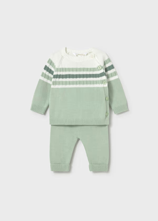 Primer Día Rayas Verde Mayoral