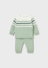 Primer Día Rayas Verde Mayoral