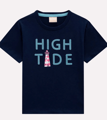 Conjunto Niño Faro Azul Con Bermuda Camiseta