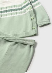 Primer Día Rayas Verde Mayoral detalle