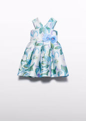 Vestido Estampado Flores Celeste Abel & Lula