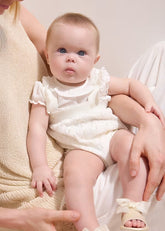 Conjunto Body en Tricot y Blusa Blanco Mayoral MODELO